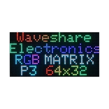 Пълноцветен led матрица на панела RGB, стъпка 3 мм, 64 × 32 пиксела, регулируема яркост