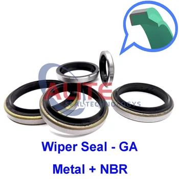 Пылезащитное печат GA ID = 4-25 мм нитрил (NBR)/метална о-пръстен за скрепер