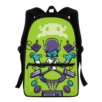 Раница с изображение на графити за тийнейджъри, училищни чанта за момичета и момчета, мъжки раница за лаптоп, студентски детски училищен раница, чанта