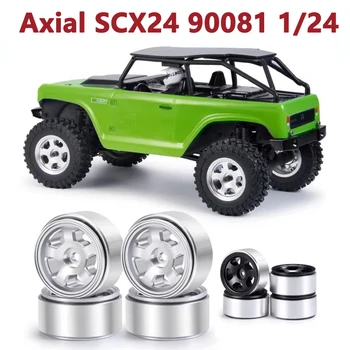 Резервни части за Радиоуправляемого Колата Axial SCX24 90081 1/24, метална скоба за Фиксиране на Главината, Модификация гуми, Детайл за Ъпгрейд