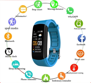 Смарт часовници за мъже и жени, умни часовници, електроника, умни часовници за Android, IOS, фитнес тракер, нови модни смарт часовници C5S