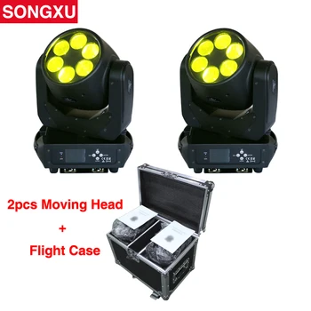 Съдържание на пакета Кейса за Полет 6x25 W Супер Beam Led Moving Head Light 12/20 DMX Channel Bar Effect LED DJ Light/SX-MH0625