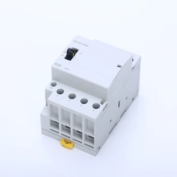 Трифазни контактор за променлив ток, Модулен С Ръчно Включване управление На DIN-шина, Автоматизация на умен Дом и САМ