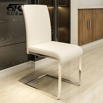 Удобни трапезни столове от скандинавски метал, Модерни Метални Крака, Ергономични столове от неръждаема стомана, бял стомана, Дизайн спалня, Луксозно обзавеждане Sillas