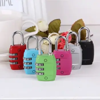 Умни секретни брави за пътуване, сбрасываемый 3-знаков набор, защитен от парола, брава, Обков за куфара, багажная чанта