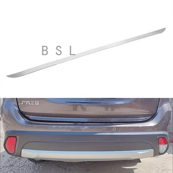 Хромирани тампон на задния багажник, накладки на задната врата стикер на задната врата на багажника за Mitsubishi Outlander 2009-2021