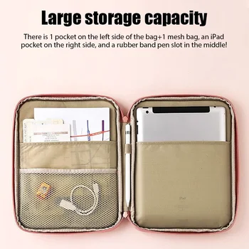 Чанта-калъф за таблет за iPad Air Pro 11 2021 2022 2020 XiaoMi Pad 6 Pro 11-инчов преносим калъф, устойчив на удари калъф, чанта