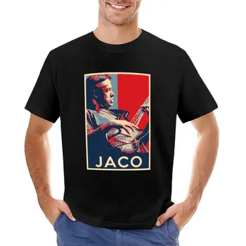 Плакат Jaco Pastorius Hope - Размери на тениски с историята на джаз музикант, графични тениски, обикновена тениска за мъже