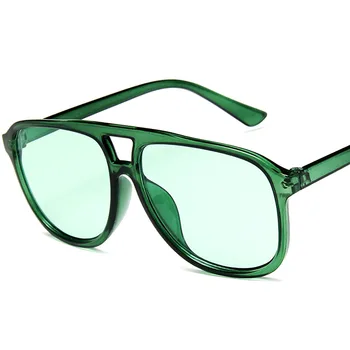 Реколта извънгабаритни квадратни слънчеви очила дамски маркови дизайнерски ретро правоъгълни Слънчеви очила Дамски карамел цветни очила за шофьори